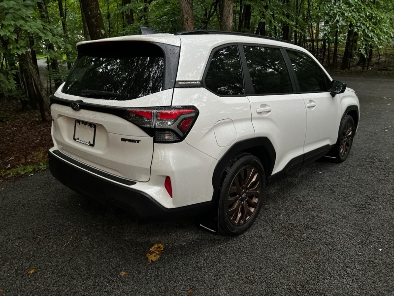 Subaru Forester Mud Flaps - Rally Armor - UR Black with Metallic Black Logo - Black - `25-`27